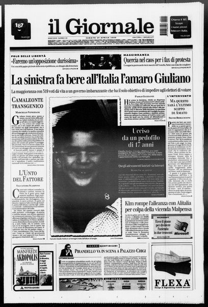 Il giornale : quotidiano del mattino